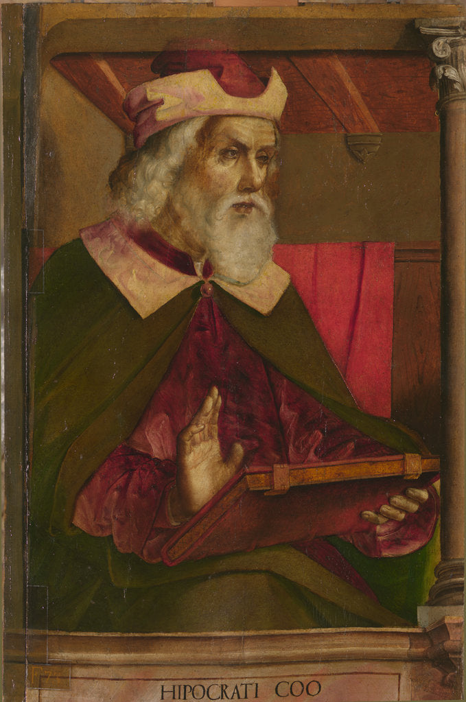 Detail of Hippocrates by Anonymous