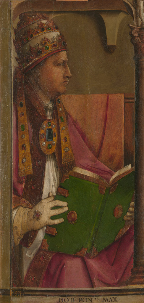 Detail of Pope Pius II by Anonymous
