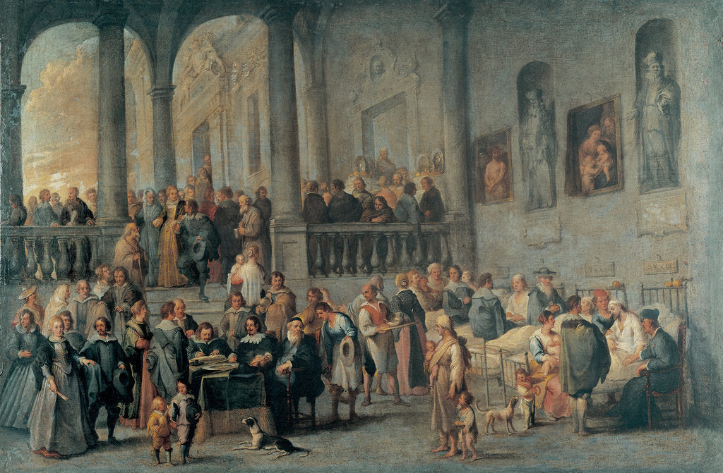Detail of To Visit the Sick by Anonymous
