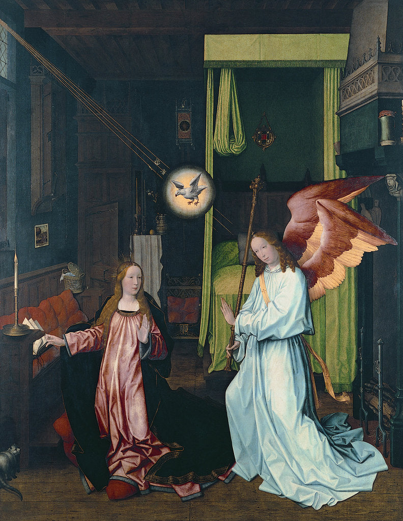 Detail of The Annunciation by Anonymous