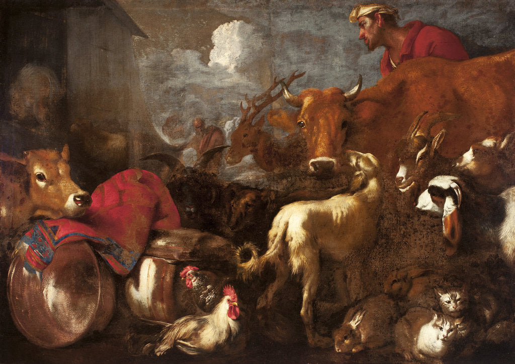 Detail of The Animals Board Noahs Ark by Anonymous