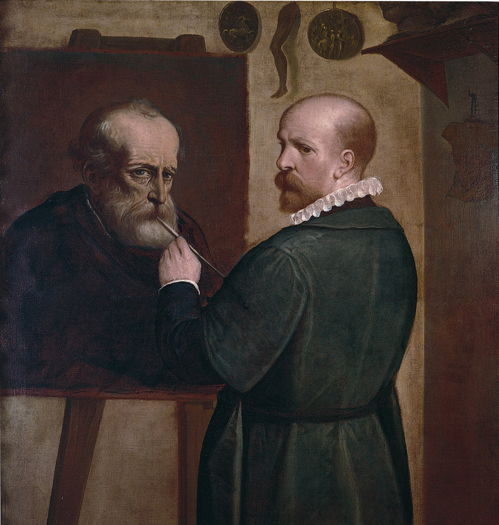 Detail of Self-portrait by Anonymous