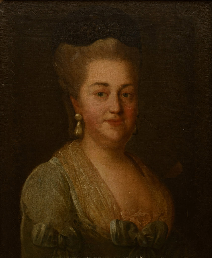 Detail of Portrait of Anastasia Mikhailovna Zagryazhskaya by Anonymous