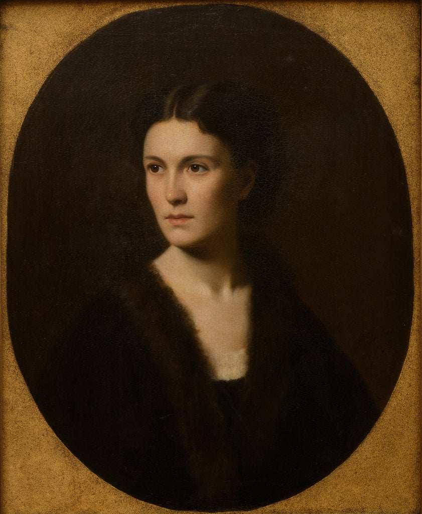 Detail of Portrait of Olga Pavlovna Orlova, née Krivtsova by Anonymous