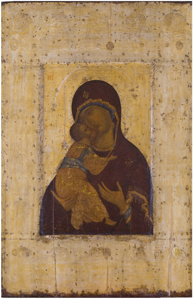 Detail of The Virgin of Vladimir by Anonymous