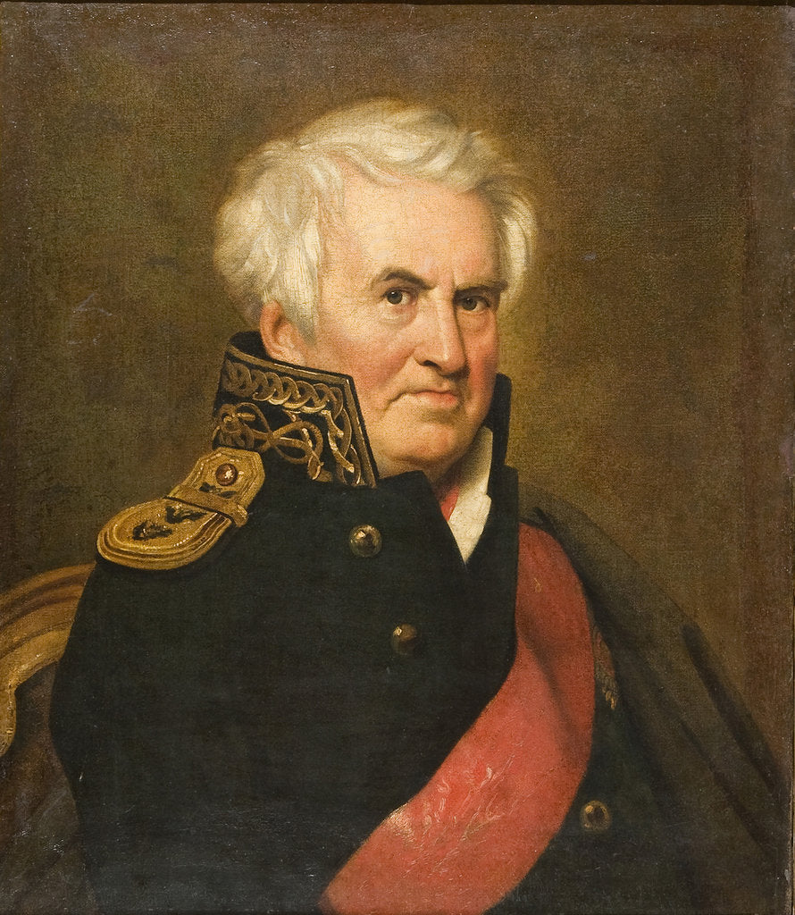 Detail of Portrait of the writer and admiral Alexander Semyonovich Shishkov by Anonymous