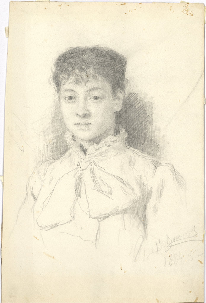 Detail of Portrait of the artist Maria Yakunchikova by Anonymous