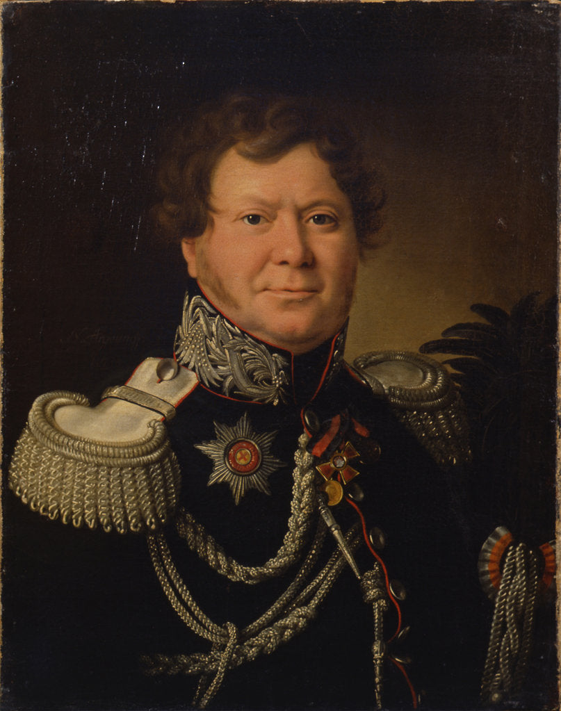 Detail of Portrait of General Nikolay Nikolayevich Muravyov by Anonymous