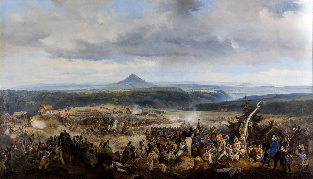 Detail of The Battle of Giesshuebel on 1813 by Anonymous