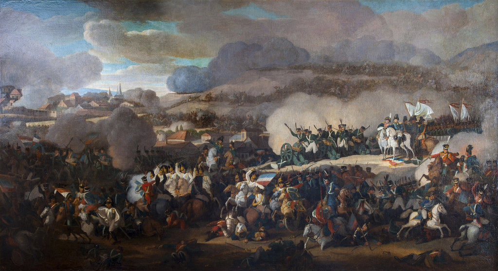 Detail of The Battle of the Nations of Leipzig on October 1813 by Anonymous
