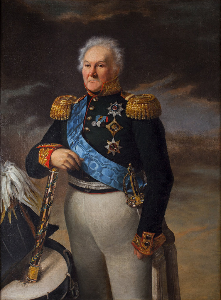 Detail of Portrait of Prince Fabian Gottlieb von der Osten-Sacken by Anonymous