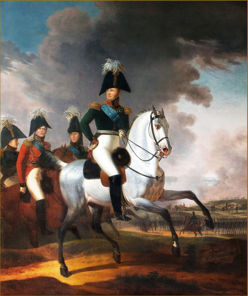 Detail of Equestrian Portrait of Emperor Alexander I by Anonymous