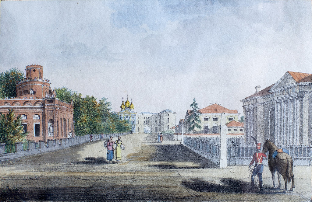 Detail of The Imperial Lyceum in Tsarskoye Selo by Anonymous