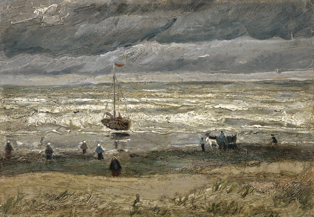 Detail of Sea at Scheveningen by Anonymous