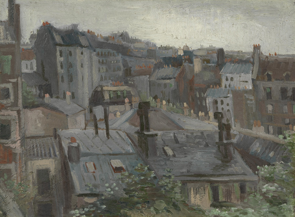 Detail of View from Vincents Studio by Anonymous