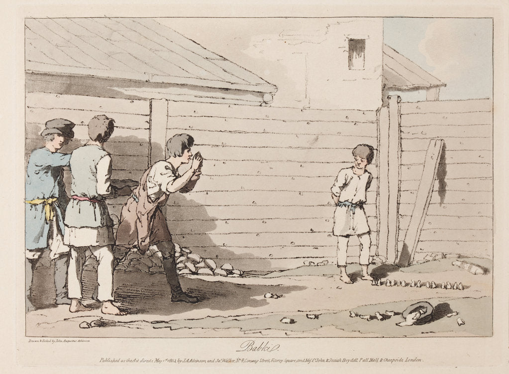 Detail of Gorodki Game by Anonymous