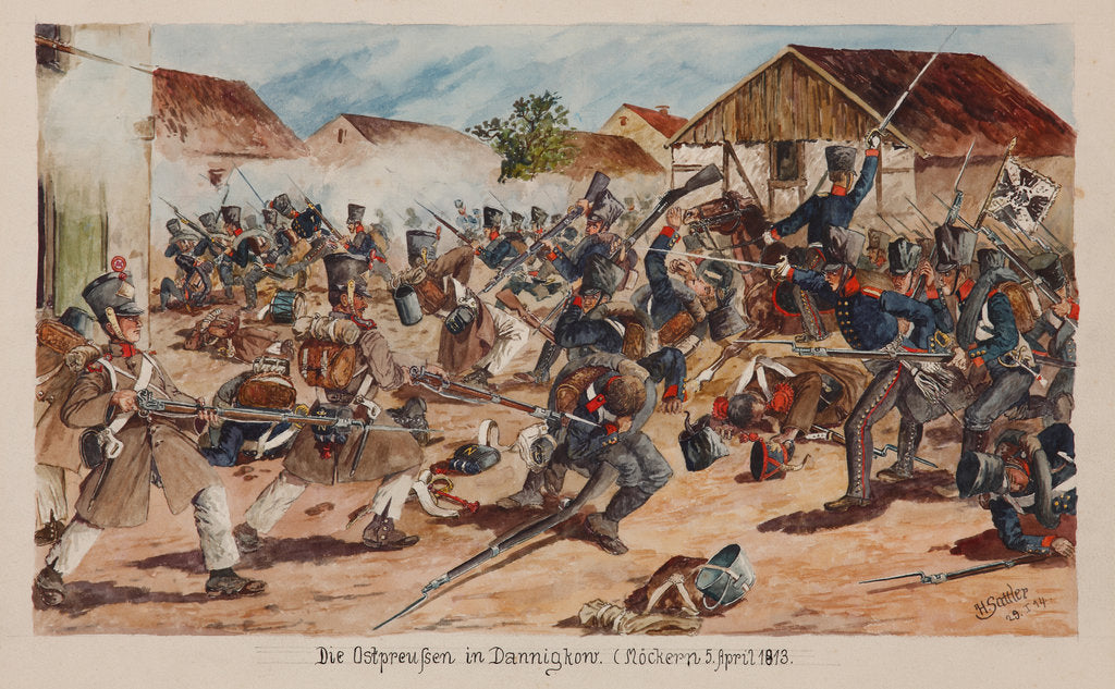 Detail of The Battle of Möckern on April 5, 1813 by Anonymous