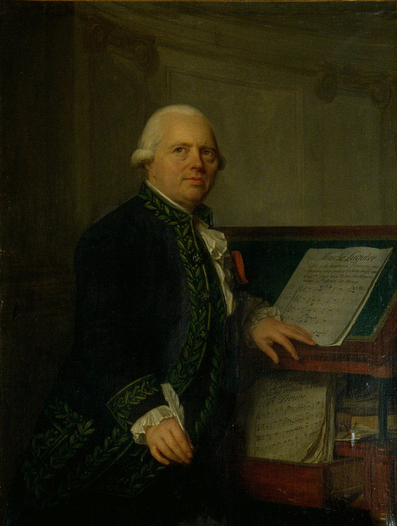 Detail of Portrait of the composer François-Joseph Gossec by Anonymous