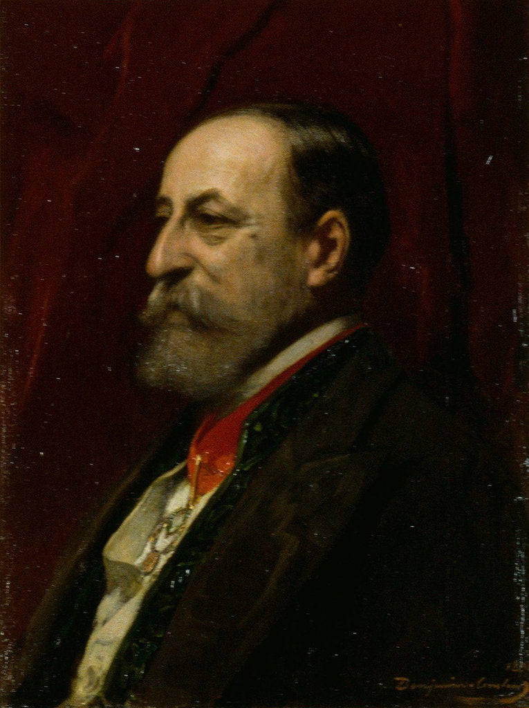 Detail of Portrait of the composer Camille Saint-Saëns by Anonymous