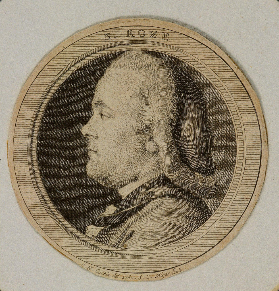 Detail of Portrait of the composer Nicolas Roze by Anonymous