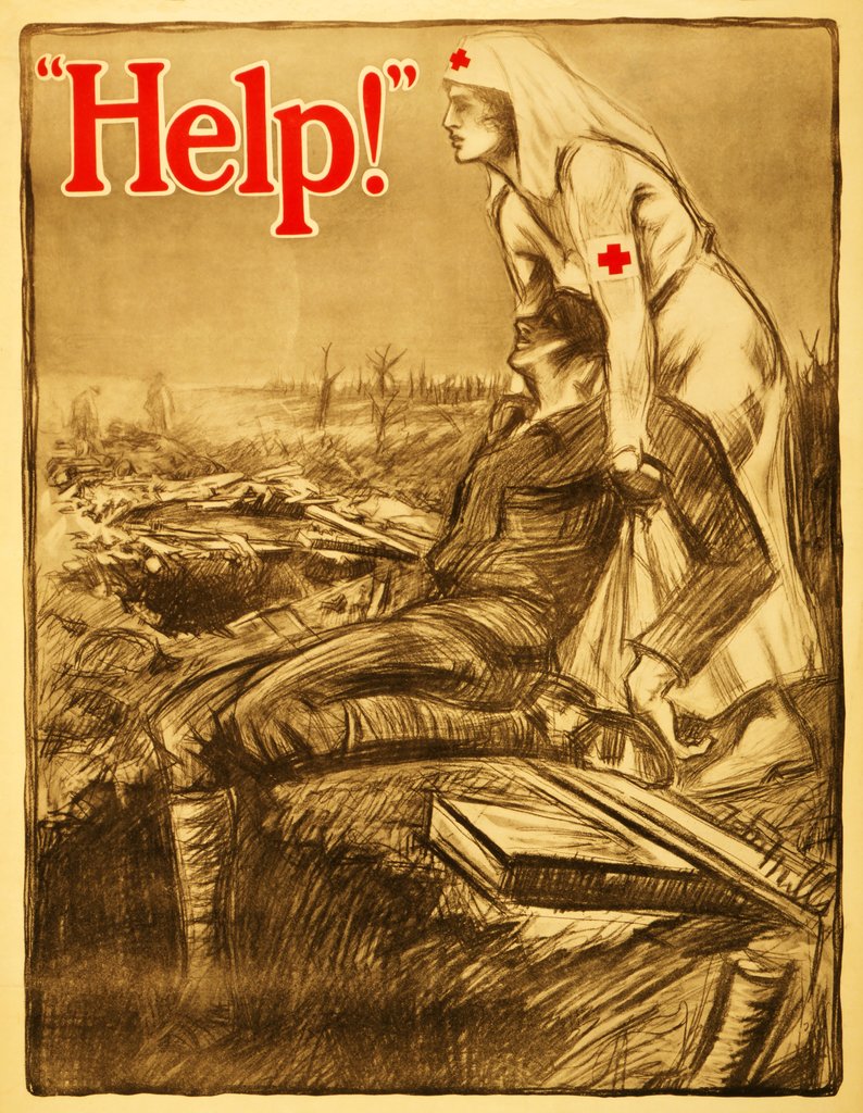 Detail of Help!, 1914-1918 by Anonymous
