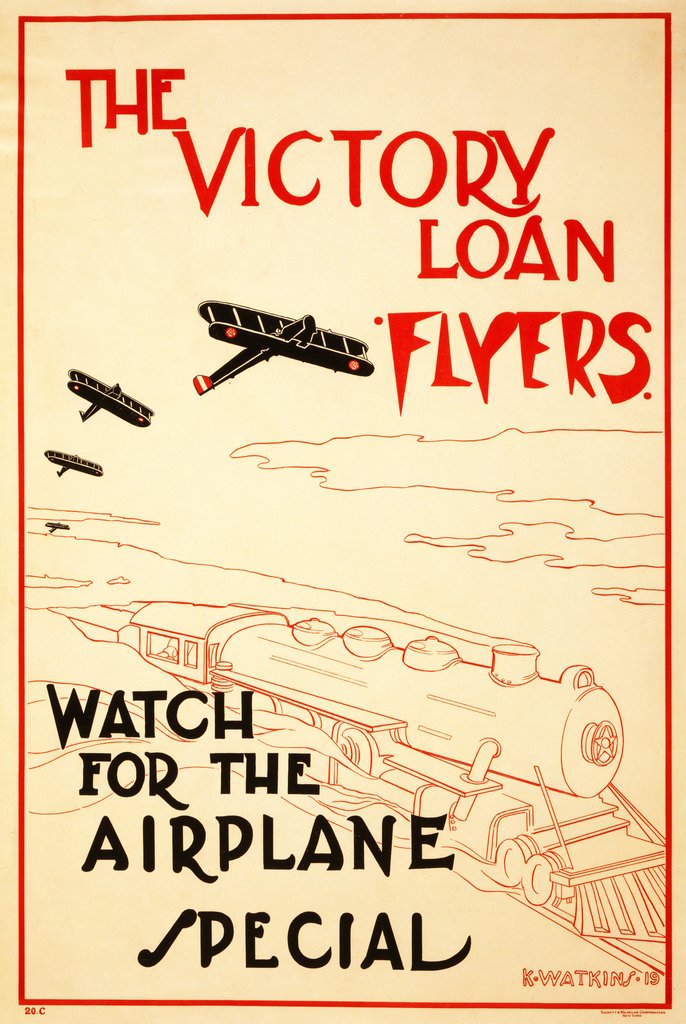Detail of The Victory Loan Flyers, 1919 by Anonymous