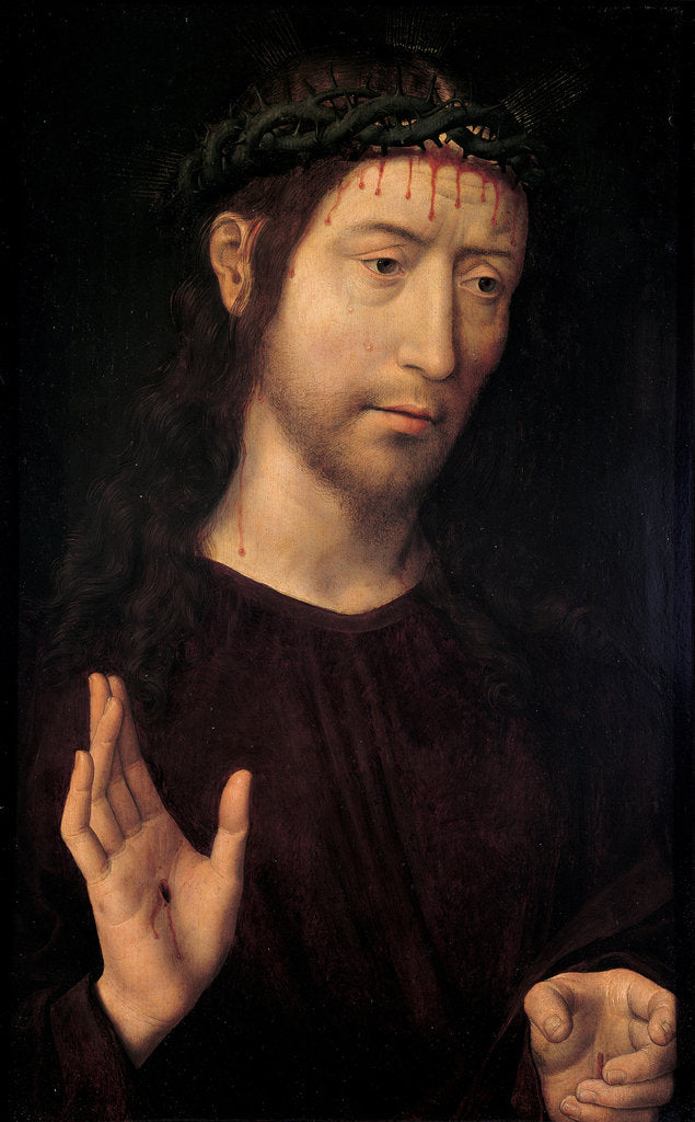 Detail of Christ Blessing by Anonymous