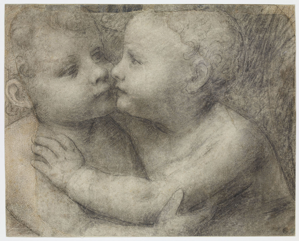 Detail of The Infants Christ and Saint John the Baptist Embracing by Anonymous