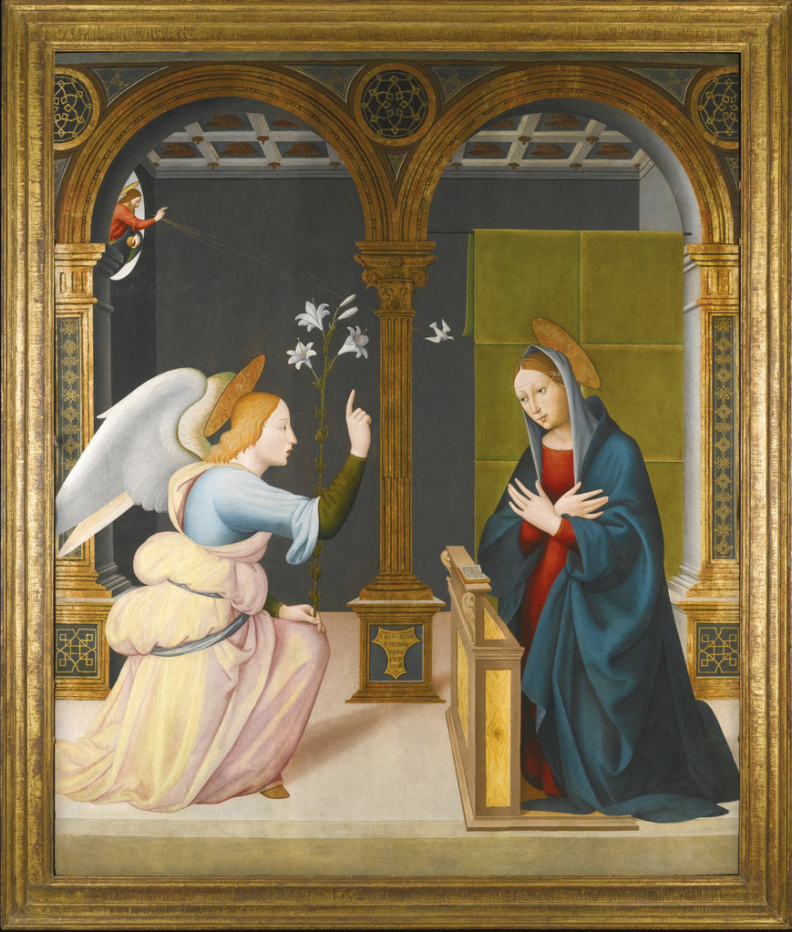 Detail of The Annunciation by Anonymous
