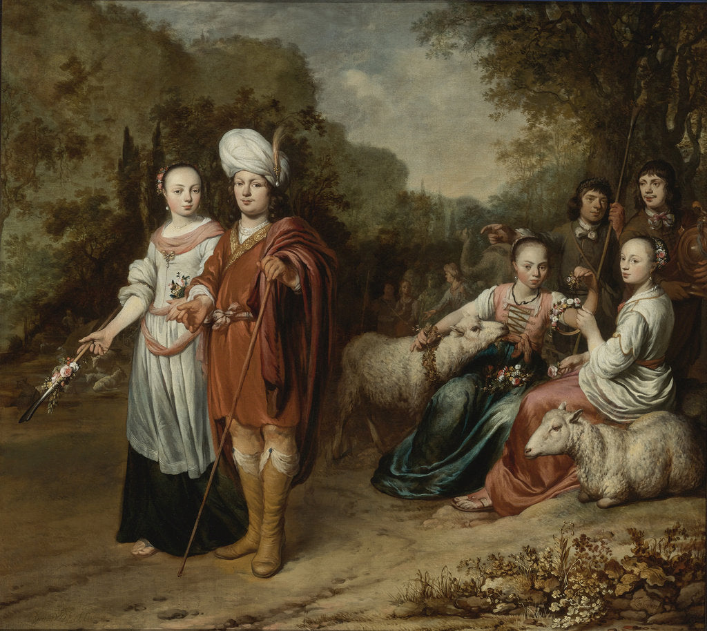 Detail of Rachel and Jacob by Anonymous