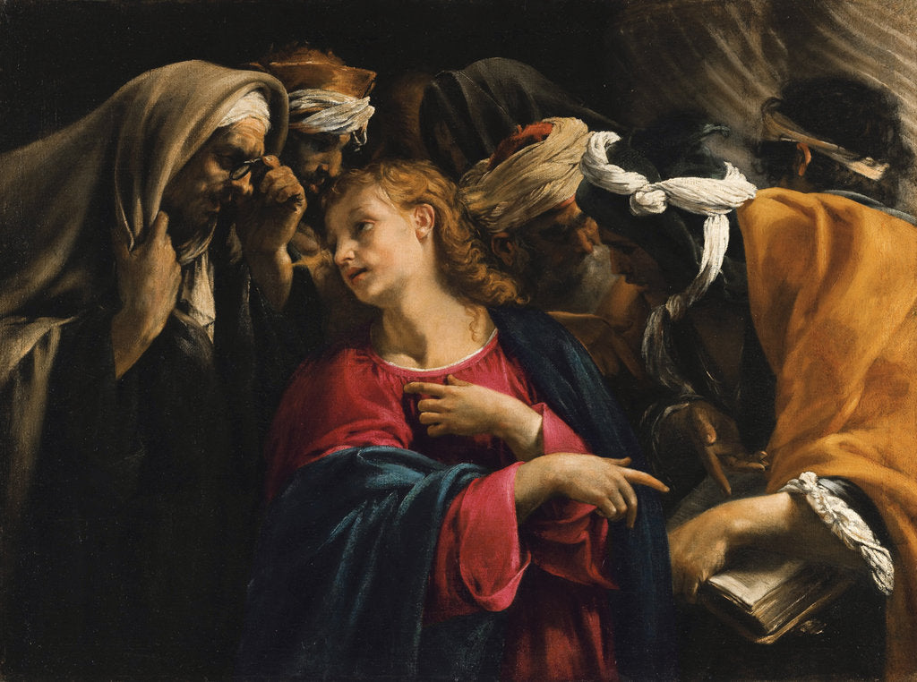 Detail of Christ among the Doctors by Anonymous