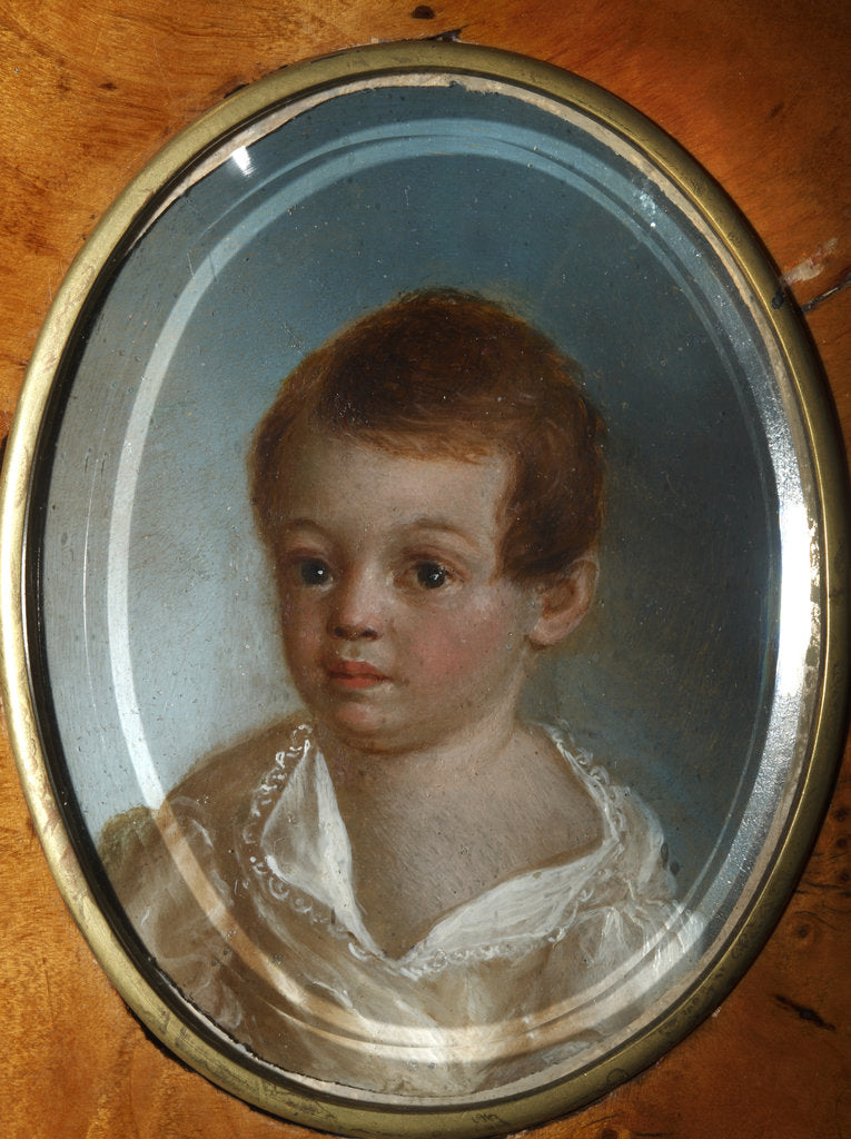 Portrait of the poet Alexander Sergeyevich Pushkin as child by Anonymous