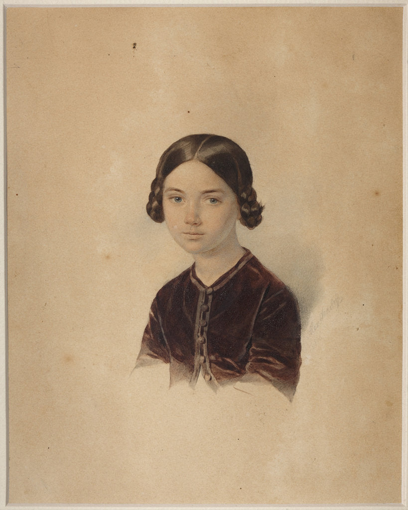 Detail of Portrait of Sofia Alexandrovna Briullowa by Anonymous