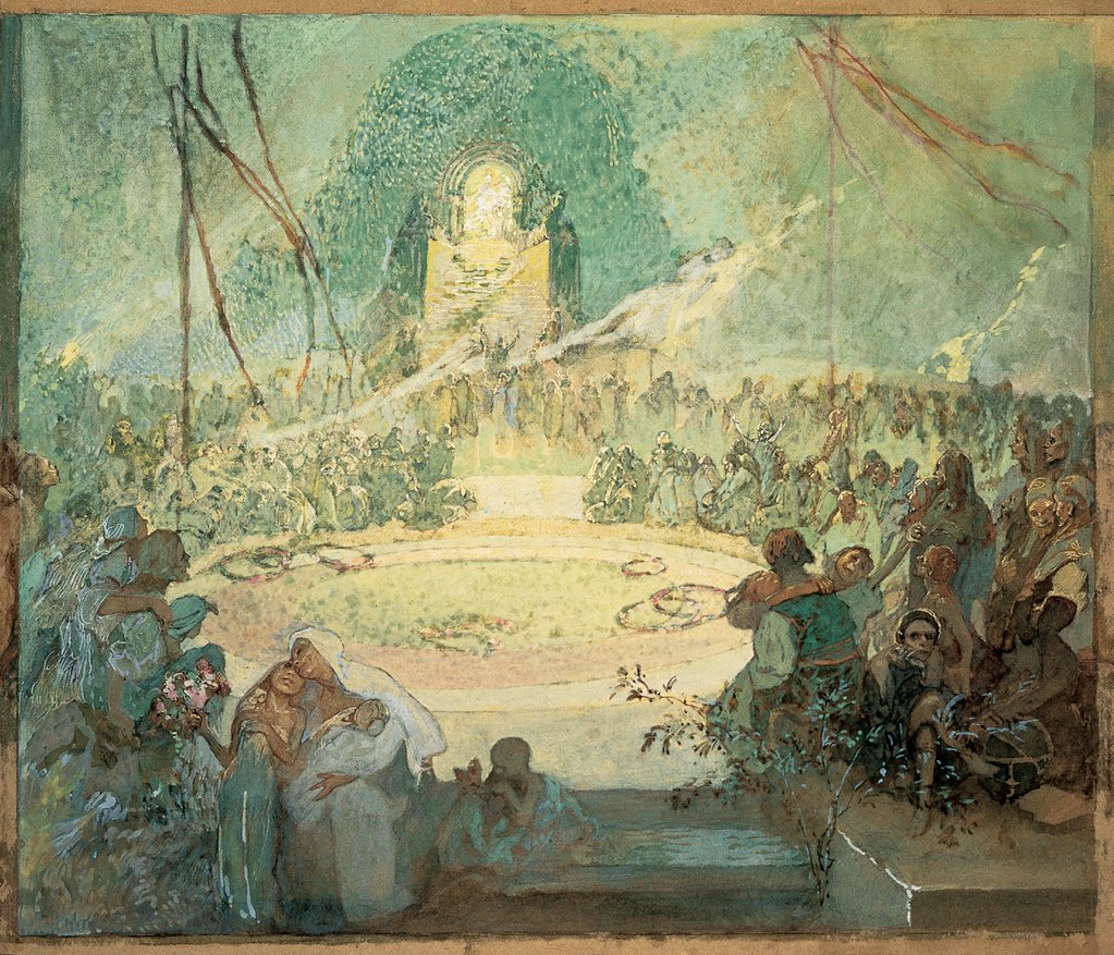 Detail of Study for The Age of Love by Anonymous
