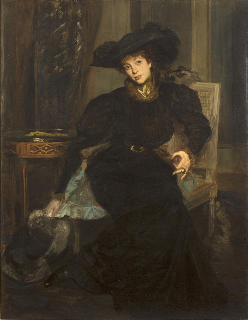 Detail of Élisabeth, Countess Greffulhe, née de Riquet de Caraman-Chimay by Anonymous