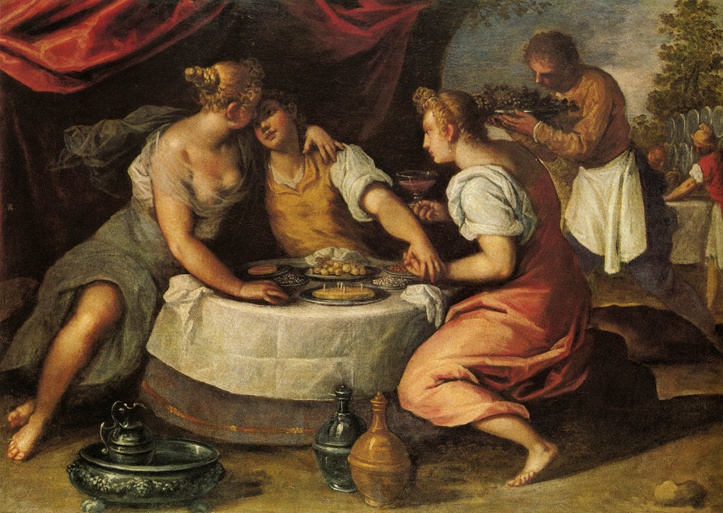 Detail of The prodigal son by Anonymous