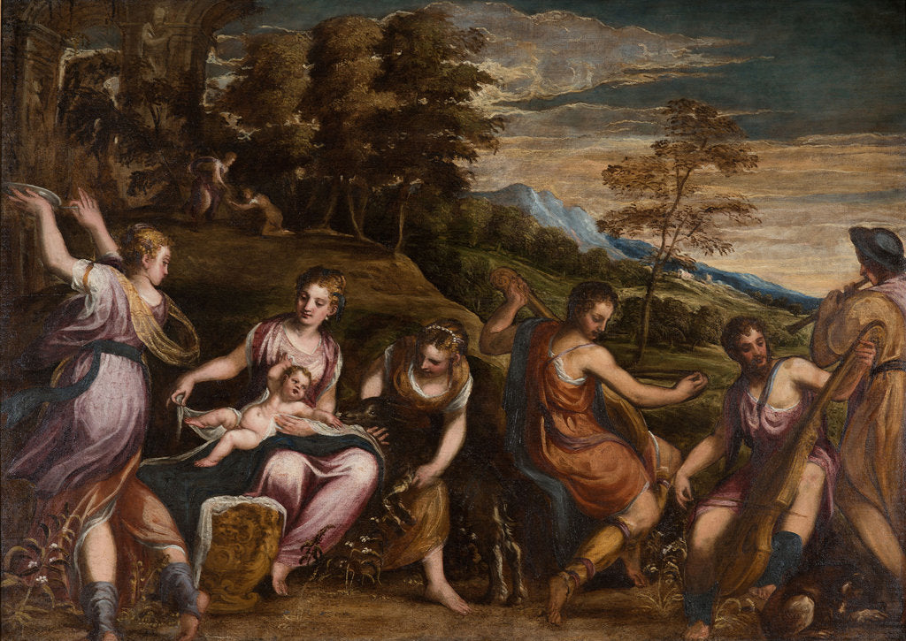 Detail of Childhood of Jupiter by Anonymous
