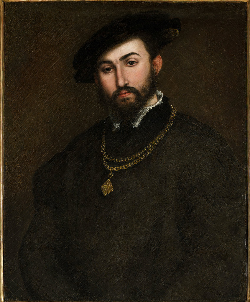 Detail of Portrait of Girolamo degli Azzoni Avogaro by Anonymous