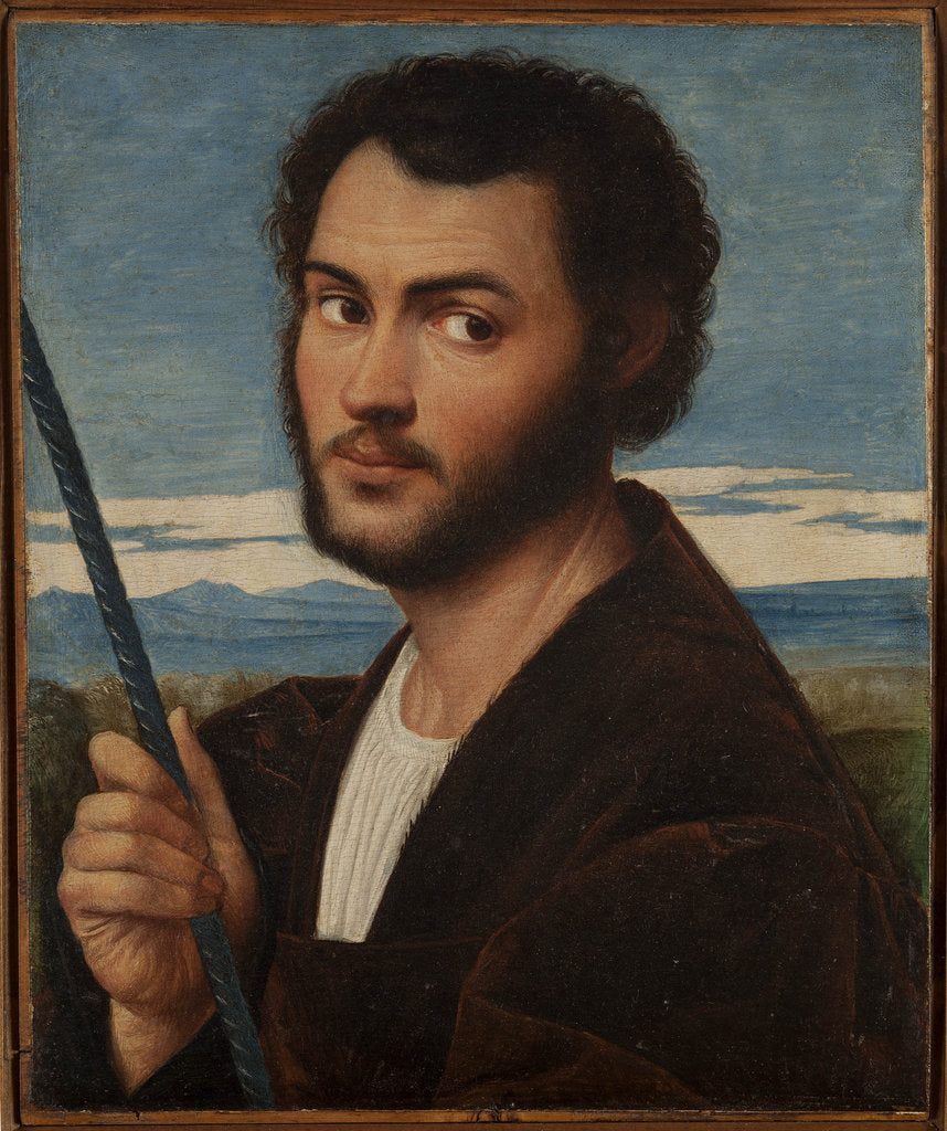 Detail of Portrait of a Man by Anonymous