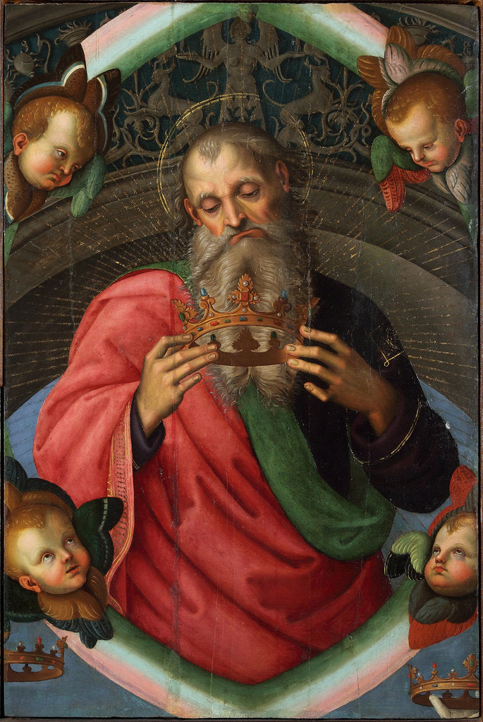 Detail of God the Father (fragment of the Baronci Altarpiece) by Anonymous