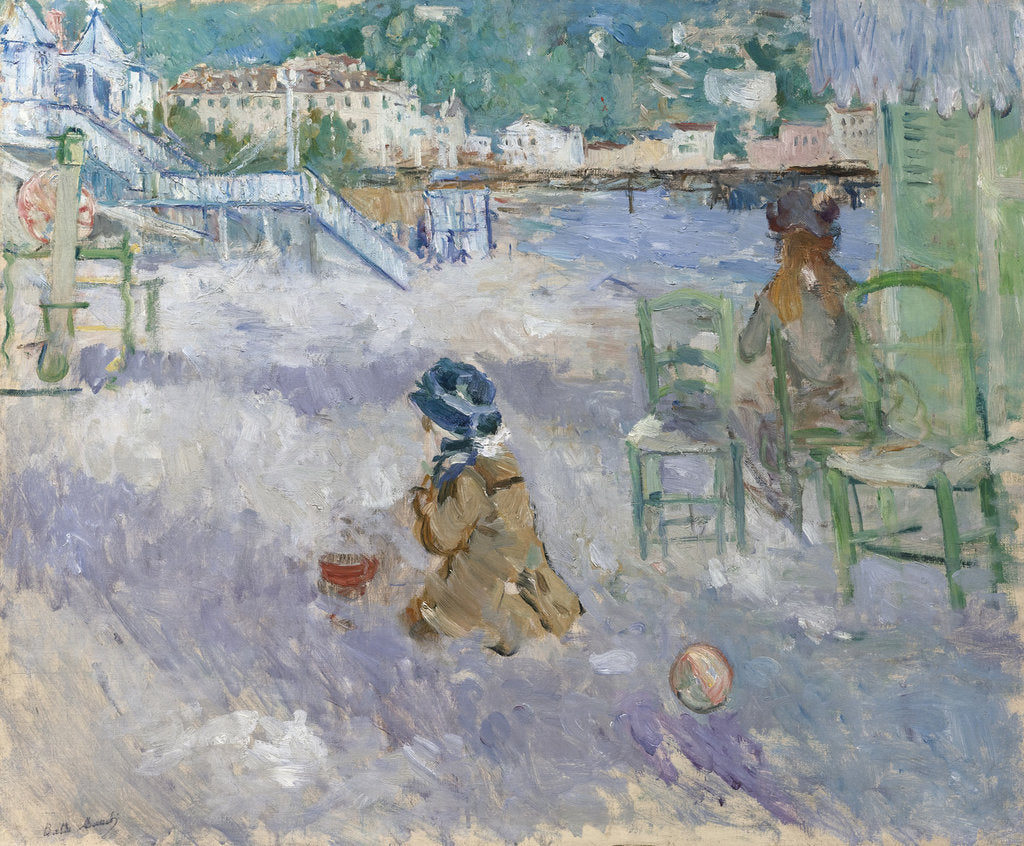 Detail of Beach in Nice by Anonymous