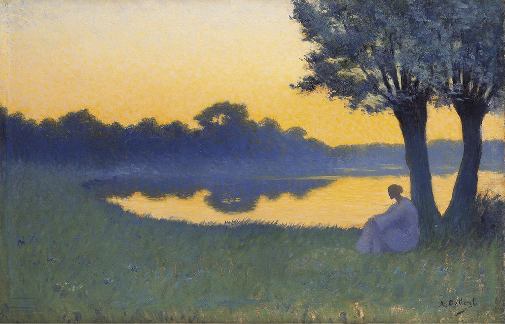 Detail of Sunset by Anonymous