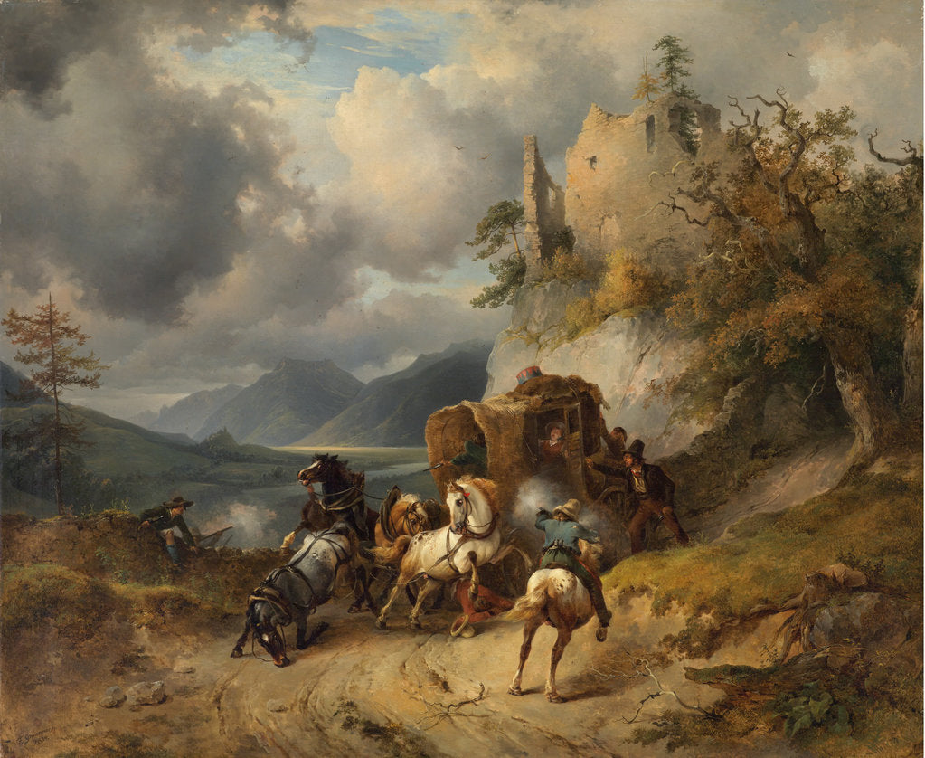 Detail of The Robbery by Anonymous
