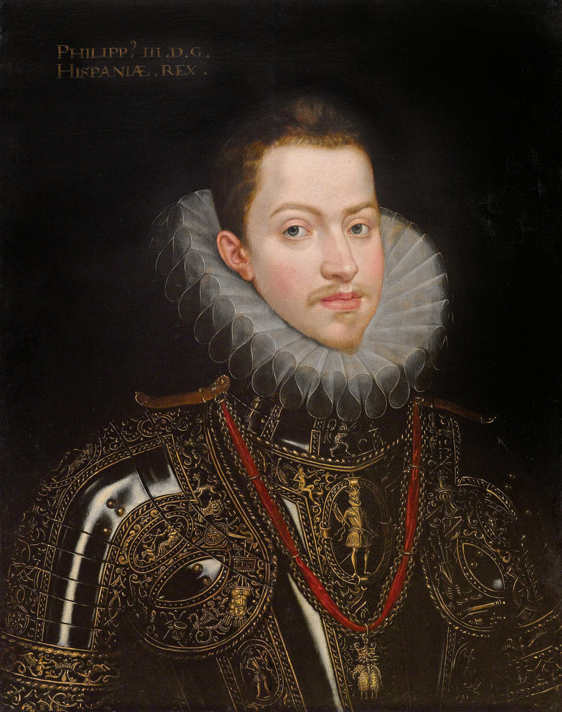 Detail of Portrait of Philip III of Spain, King of Spain and Portugal by Anonymous