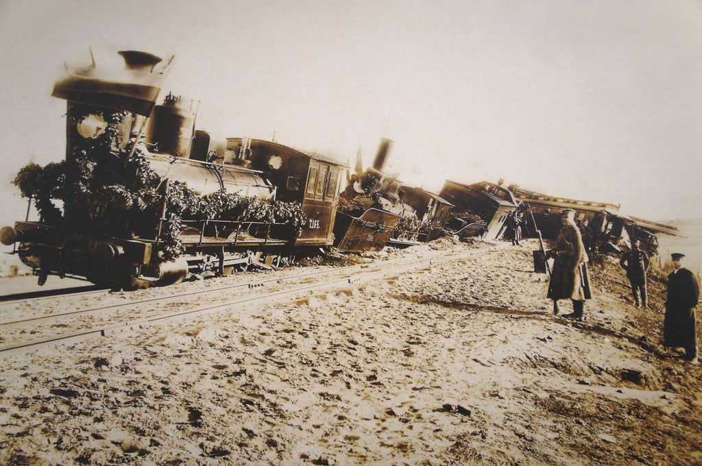 Detail of The Borki train disaster on October 29, 1888 by Anonymous
