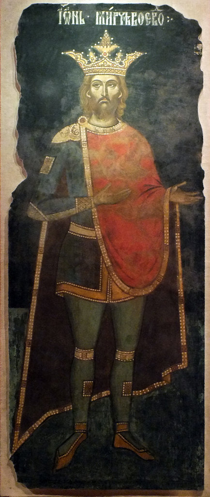 Detail of Mircea I of Wallachia by Anonymous