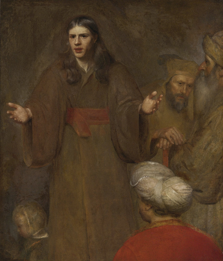 Detail of Christ blessing the Children by Anonymous