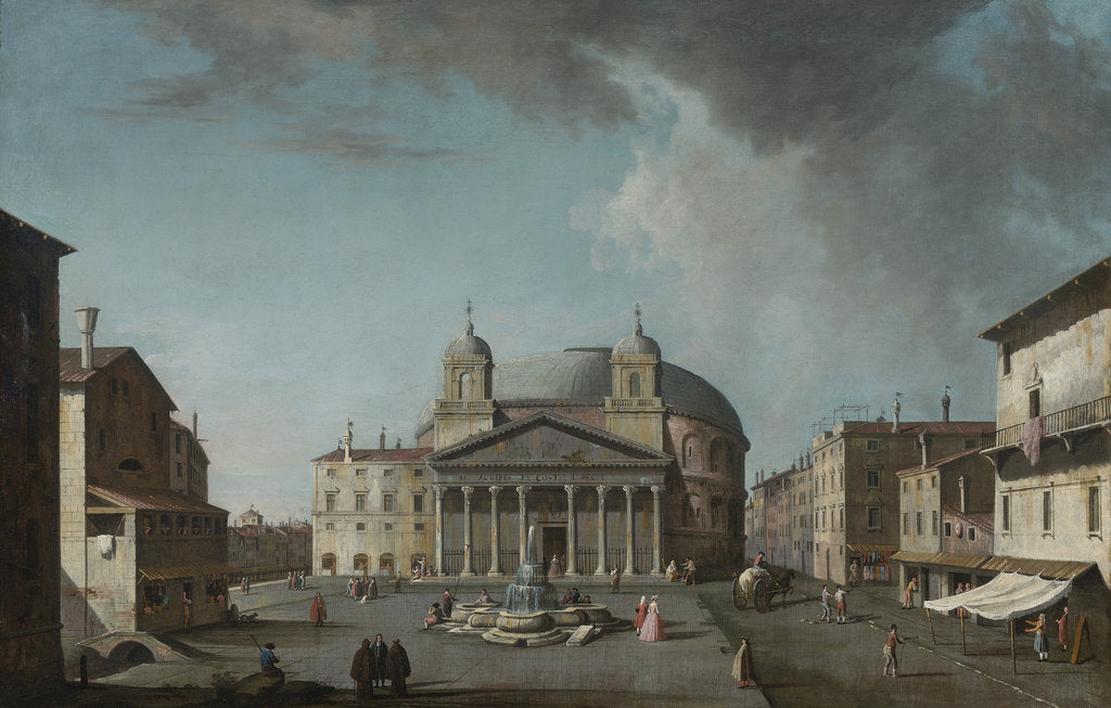 Detail of View of the Pantheon in Rome by Anonymous