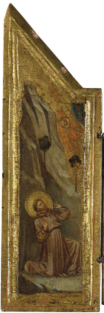 Detail of Saint Francis receiving the Stigmata by Anonymous