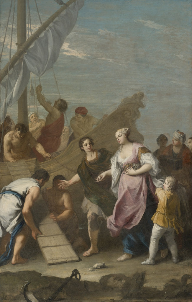 Detail of The embarkation of Helen of Troy by Anonymous